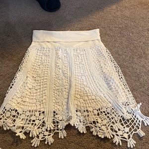 Cream nice skirt size s